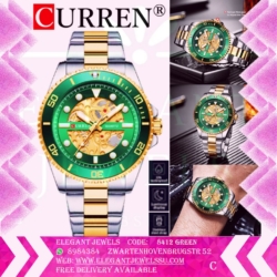 Men Curren Watch 8412 Green