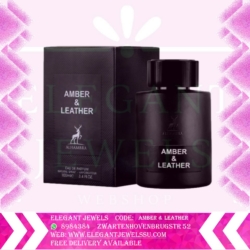 Amber & Leather by Lattafa 3.4oz For Men